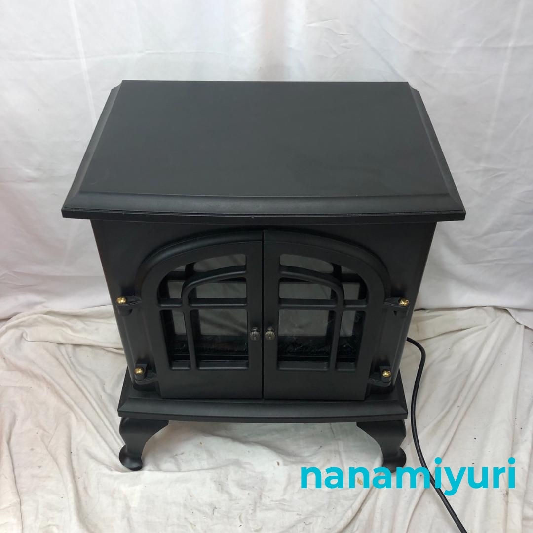 YAMAZEN 山善 暖炉型温風ヒーター YDH-M10 B 擬似炎｜Yahoo!フリマ（旧