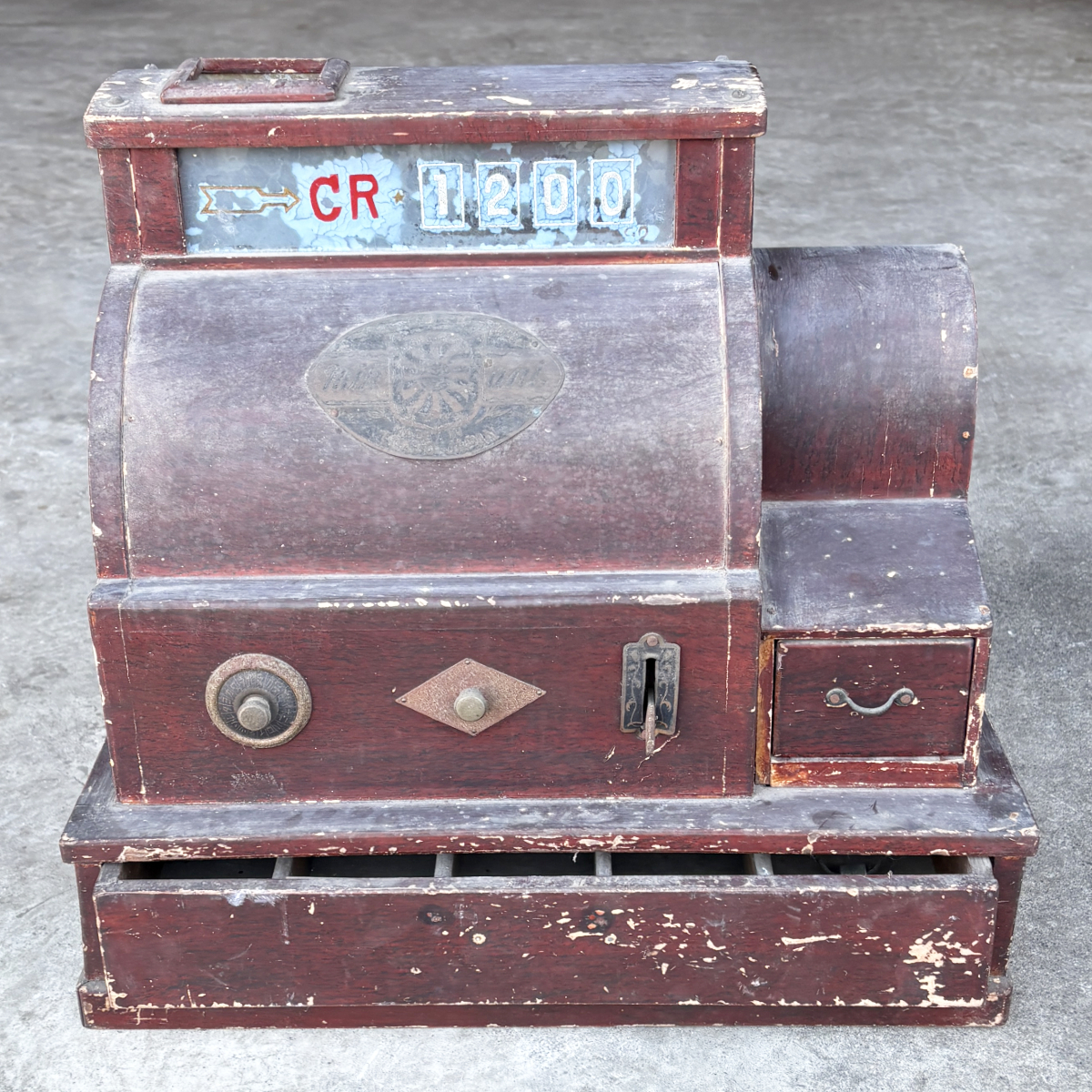 レジスター アンティーク インテリア 昭和 骨董 レジ bar ガレージ