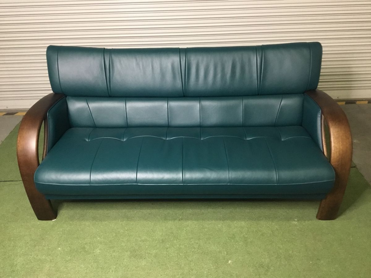 2026年最新】Yahoo!オークション -ソファー 本革 カリモクの中古品