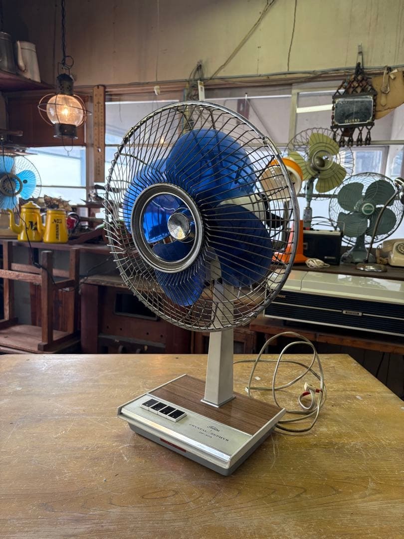 ナショナル 扇風機 昭和レトロ F-30K2K インテリア 置物 昭和家電