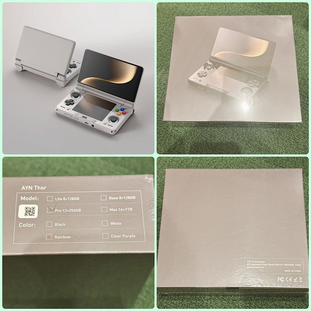 AYN Thor Pro 12 + 256GB Clear Purple クリアパープル｜Yahoo!フリマ