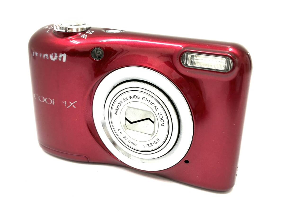 Yahoo!オークション -「nikon デジタルカメラ coolpix a10 レッド