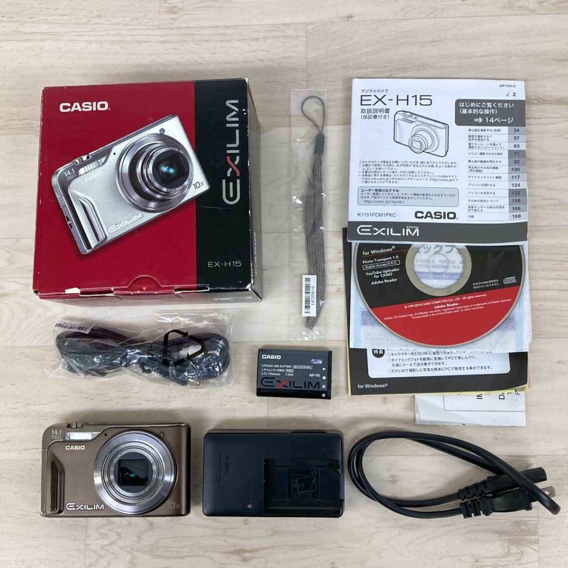 Yahoo!オークション -「カシオ casio デジタルカメラ exilim ex-h15
