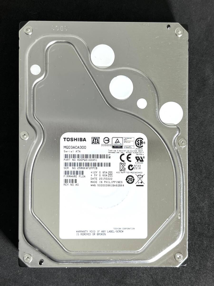 東芝 MG03ACA300 [3TB SATA600 7200] オークション比較 - 価格.com