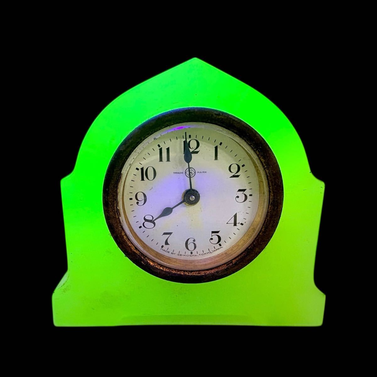 Yahoo!オークション -「ウランガラス置時計」の落札相場・落札価格