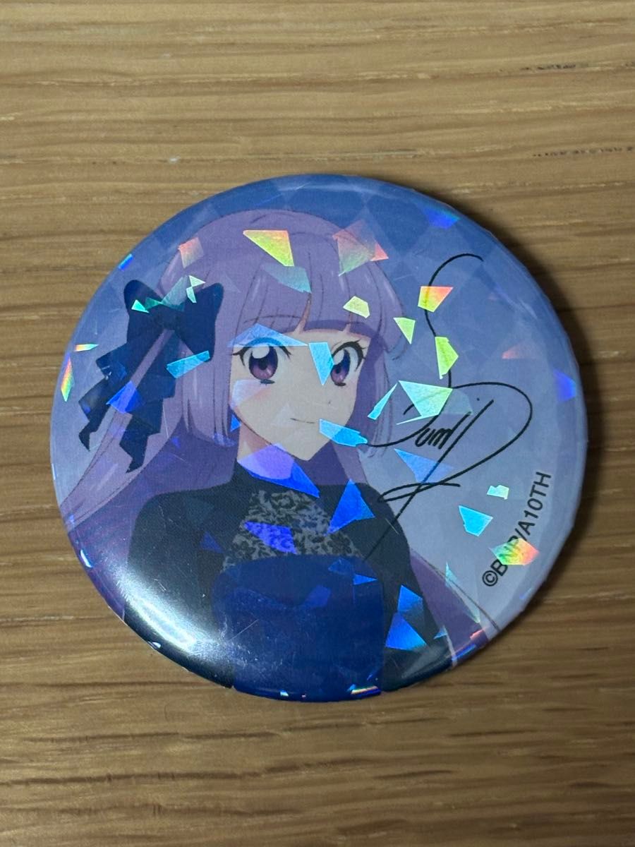 25日まで期間限定セール中 アイカツ 缶バッジ スミレ 氷上スミレ