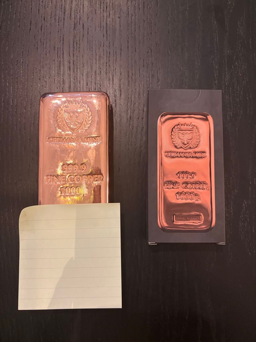 純銅 FINE COPPER 1 ポンド(454g) 99 99 銅インゴット｜Yahoo!フリマ