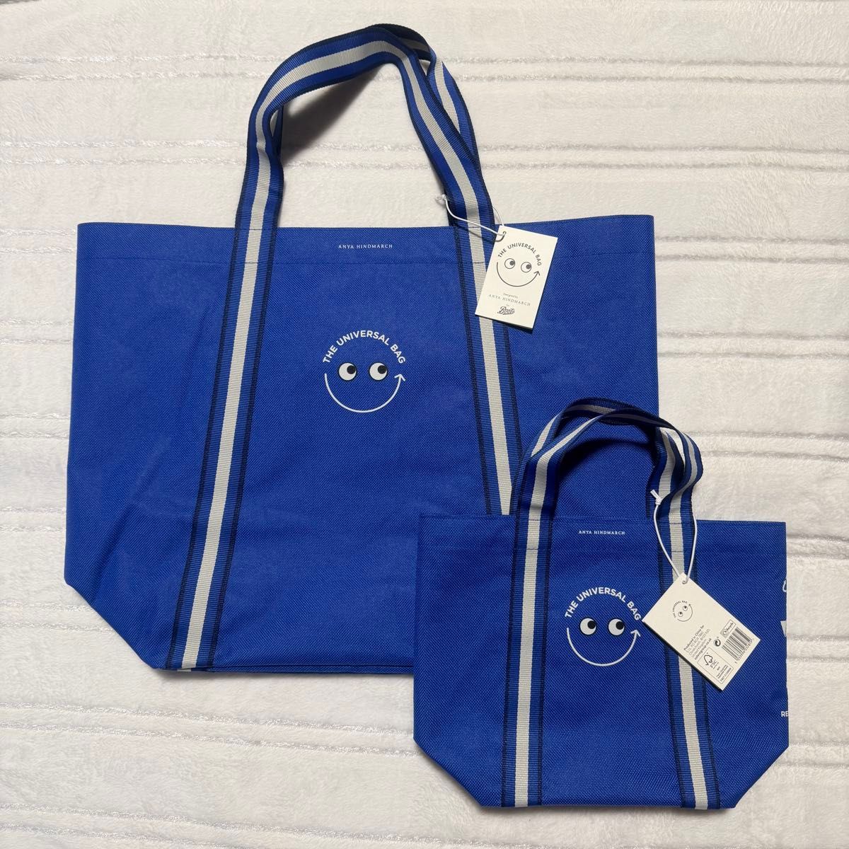 アニヤハインドマーチ】×boots エコバッグ 大小2点セット｜Yahoo