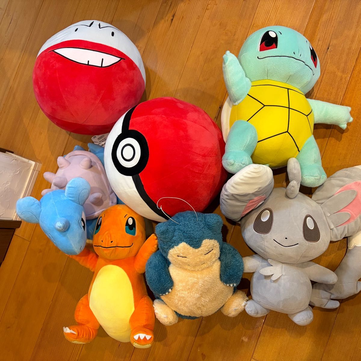 初期 TOMY ポケモン ぬいぐるみギフトボックス レトロ ピカチュウ 8体