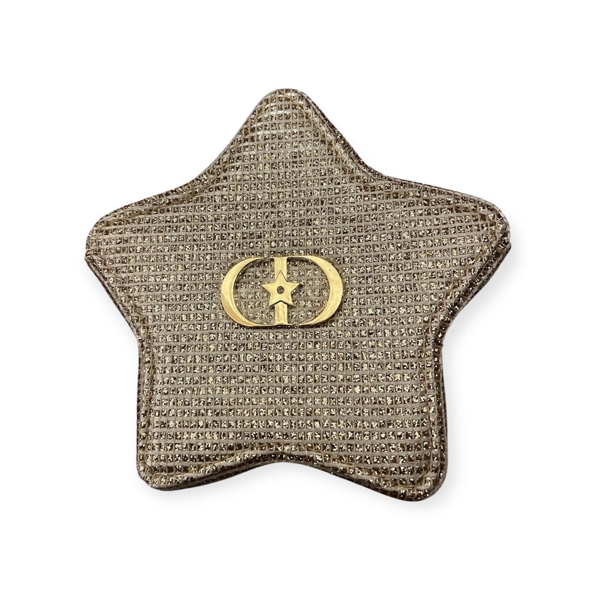 限定】ディオール DIOR 星型ポーチ スター ゴールドラメ 2025 ホリデー