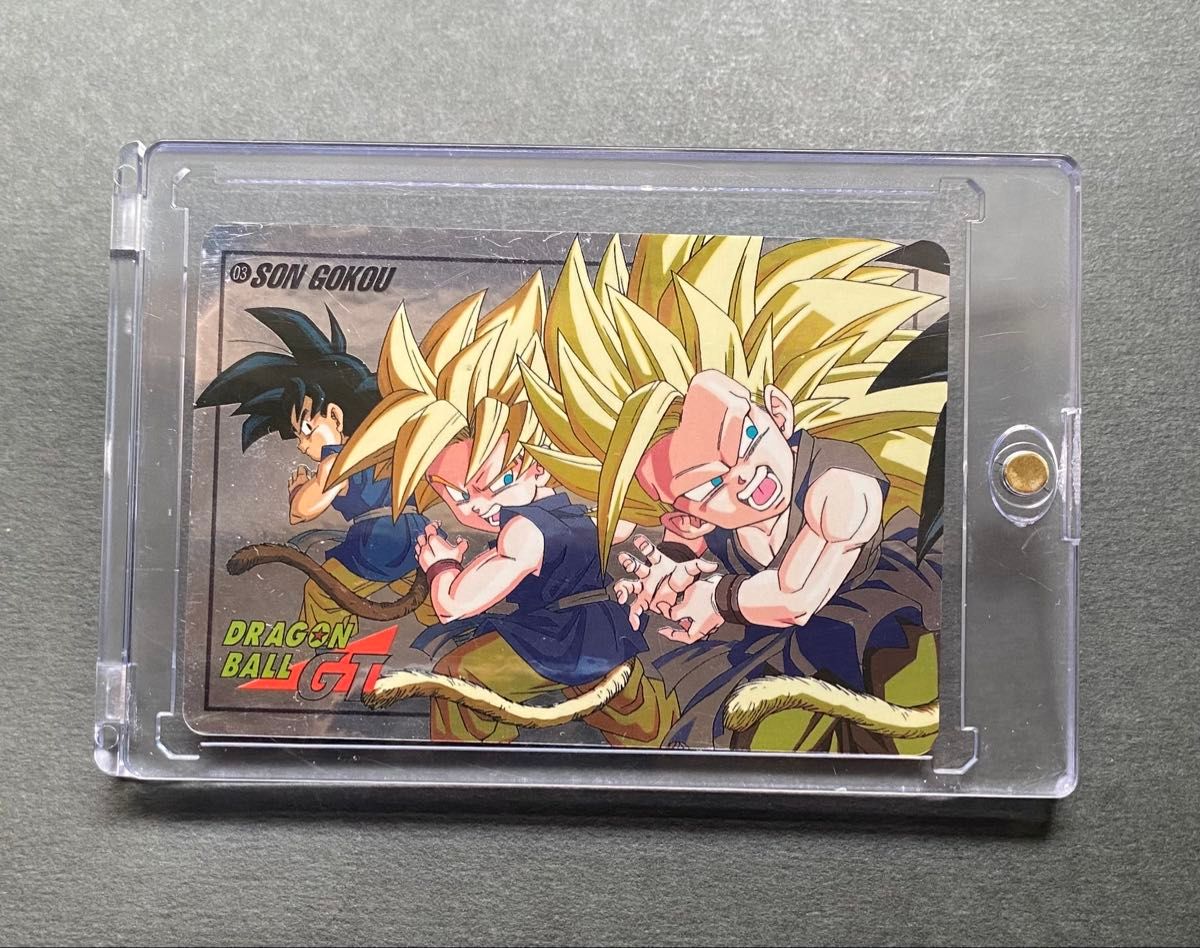 レア】ドラゴンボールGT カードダス スーパーバトル 04 孫悟空 1997年