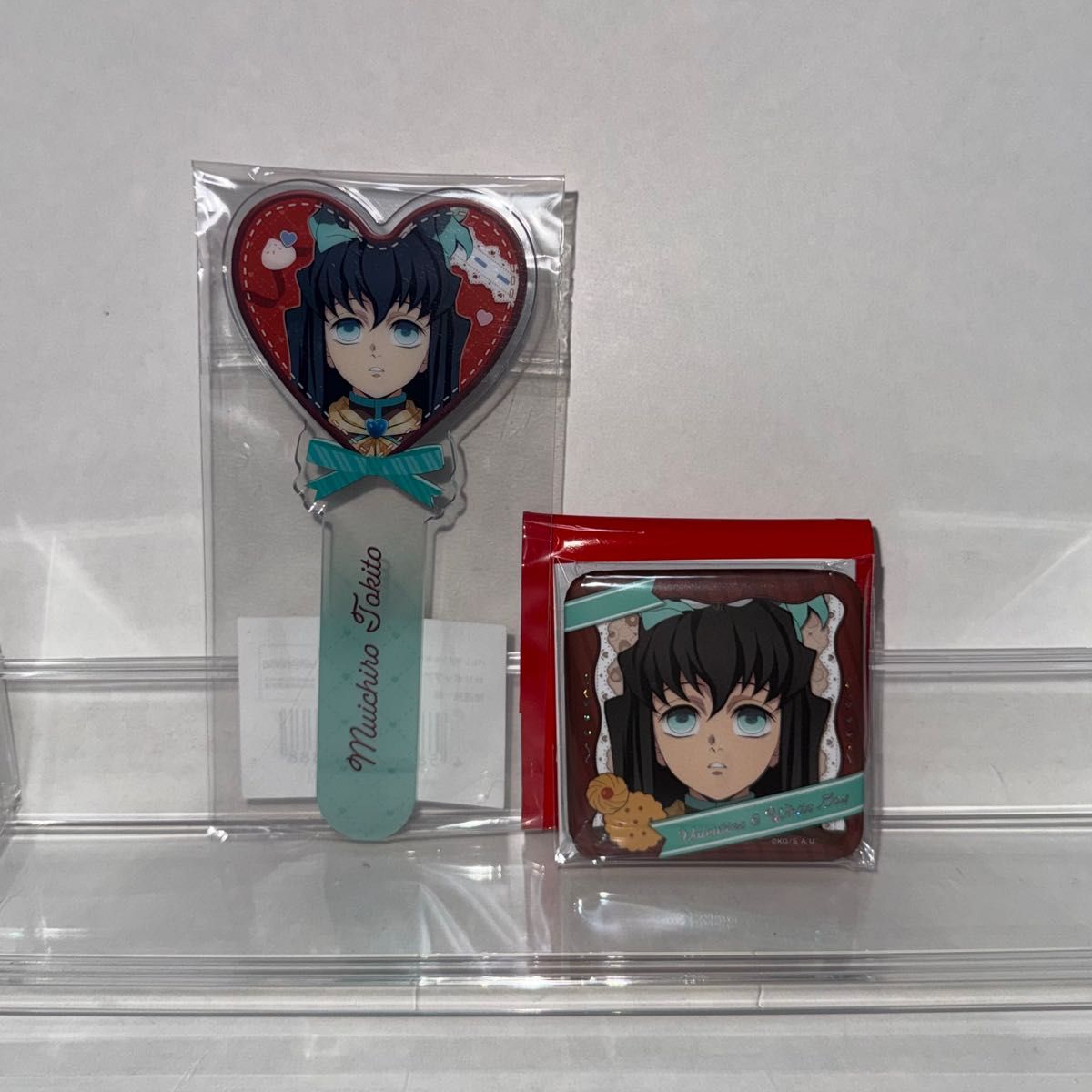 鬼滅の刃 ナンジャタウン 時透無一郎 特別任務 缶バッジ グリッター