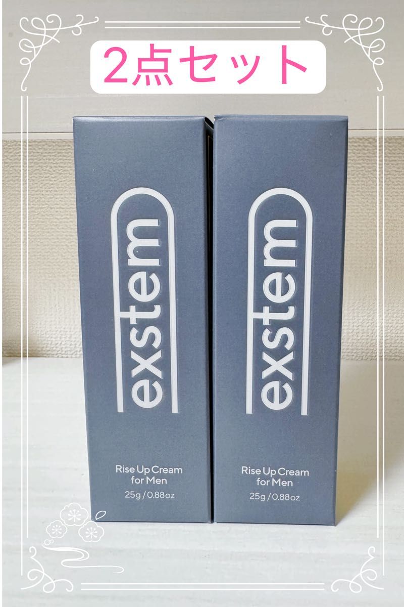 exstem エクステム ライズアップクリーム フォーメン 25g 2個セット