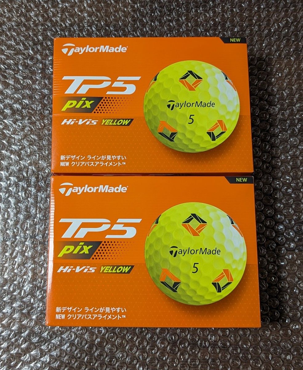 新品 テーラーメイド TP5x pix イエロー 2024年モデル 2ダース｜Yahoo