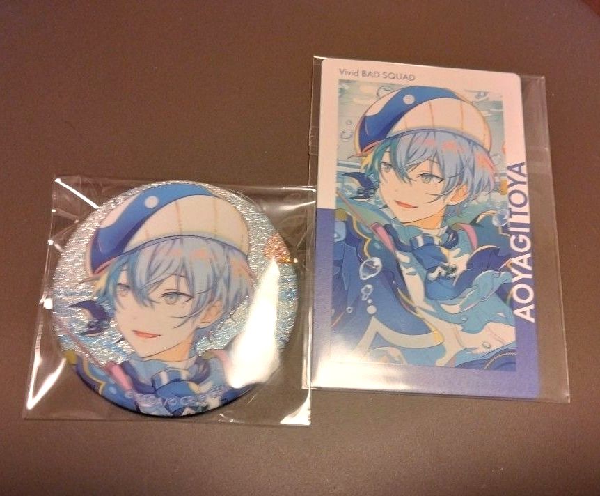 プロセカ 青柳冬弥 グリッター缶バッジ 46B ホエール｜Yahoo!フリマ