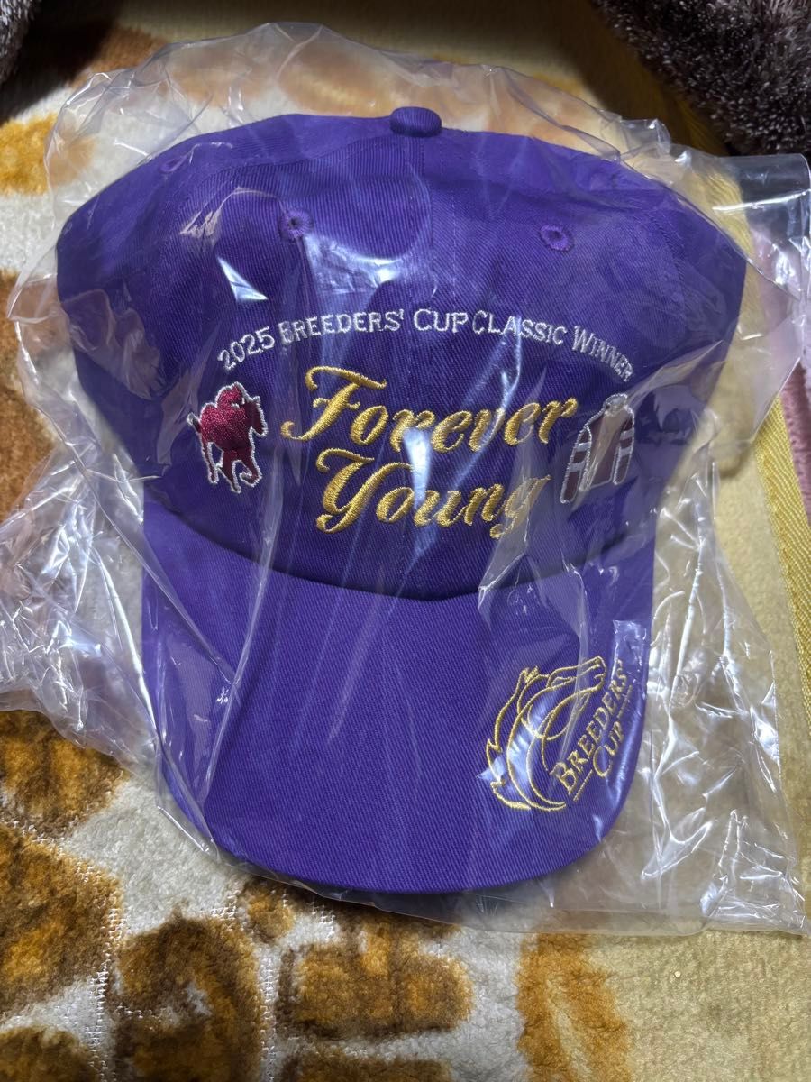 抽選当選品 フォーエバーヤングオリジナルキャップ ポストカード付き