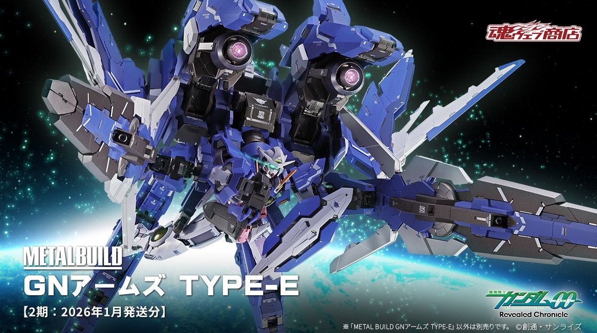 新品輸送箱未開封 2個セット METAL BUILD GNアームズ TYPE-E メタル