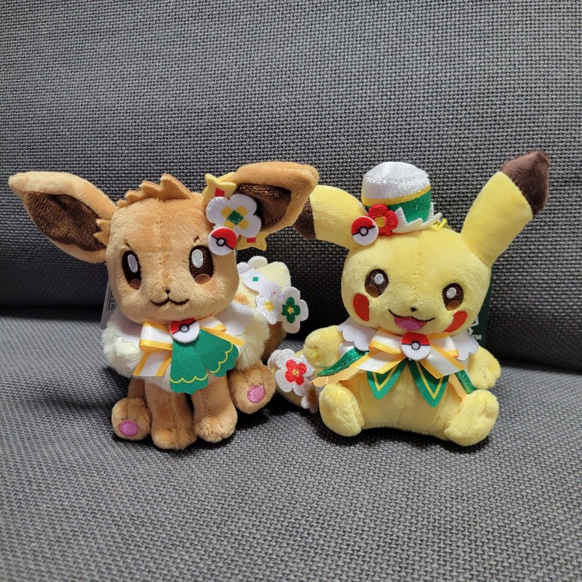 新品 ポケパーク カントー ショップ 限定 イーブイ ぬいぐるみ5体