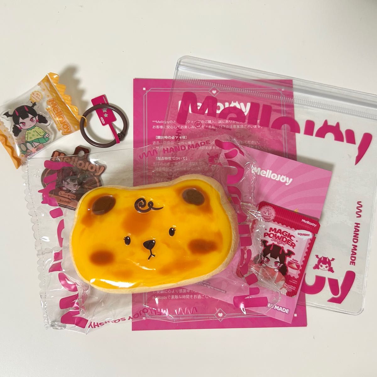 Mellojoy のびるチーズ レインボー 伸びるチーズ 虹 スクイーズ チーズ