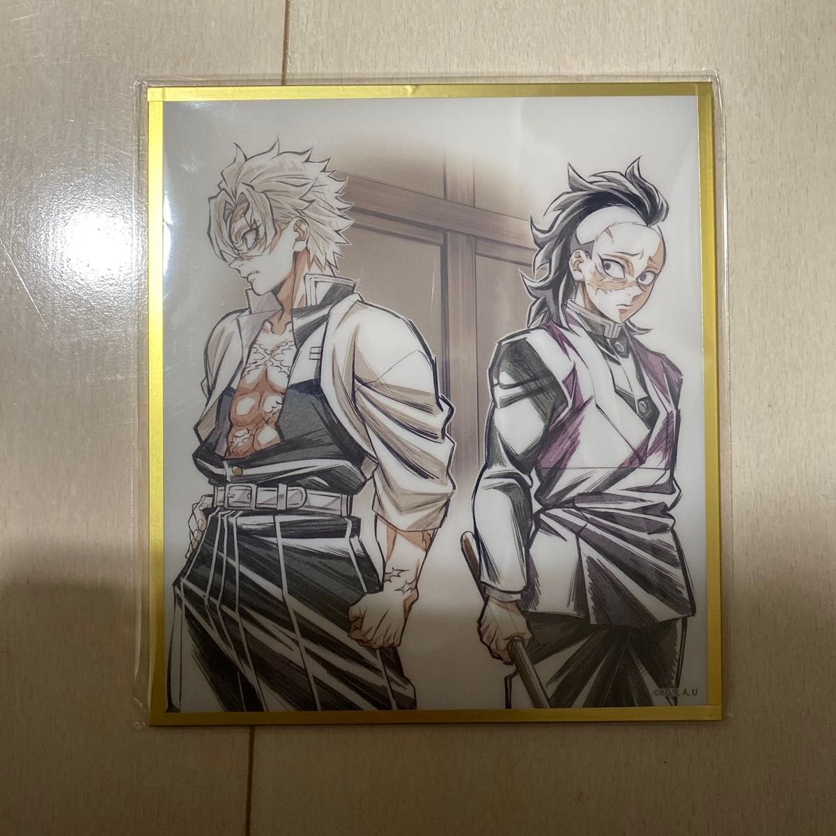 鬼滅の刃 幕間画集 WEBくじ デザインアクリル色紙 不死川実弥｜Yahoo