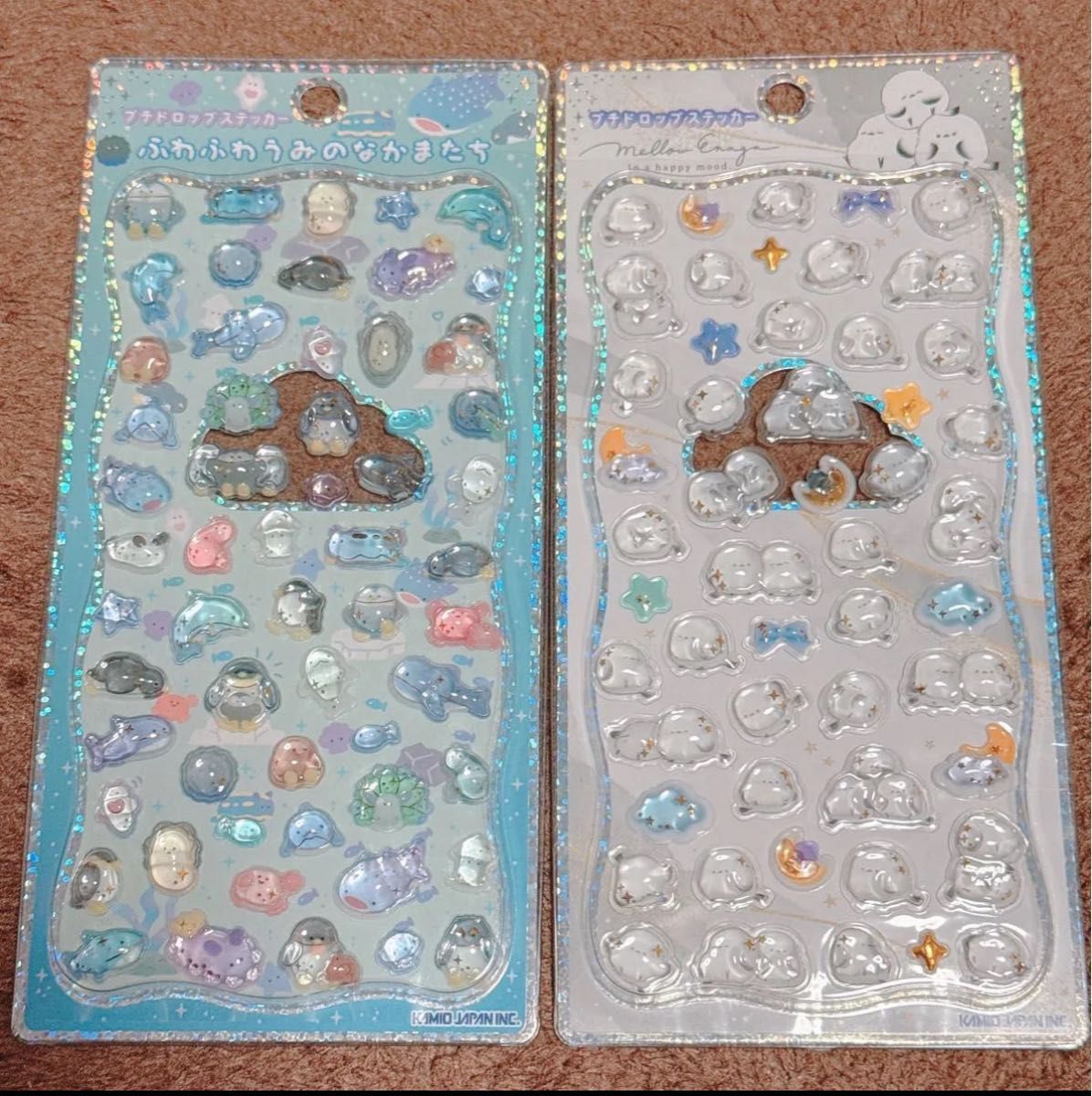 国内正規品 うるちゅるポップステッカー ボンボンドロップシール プチ