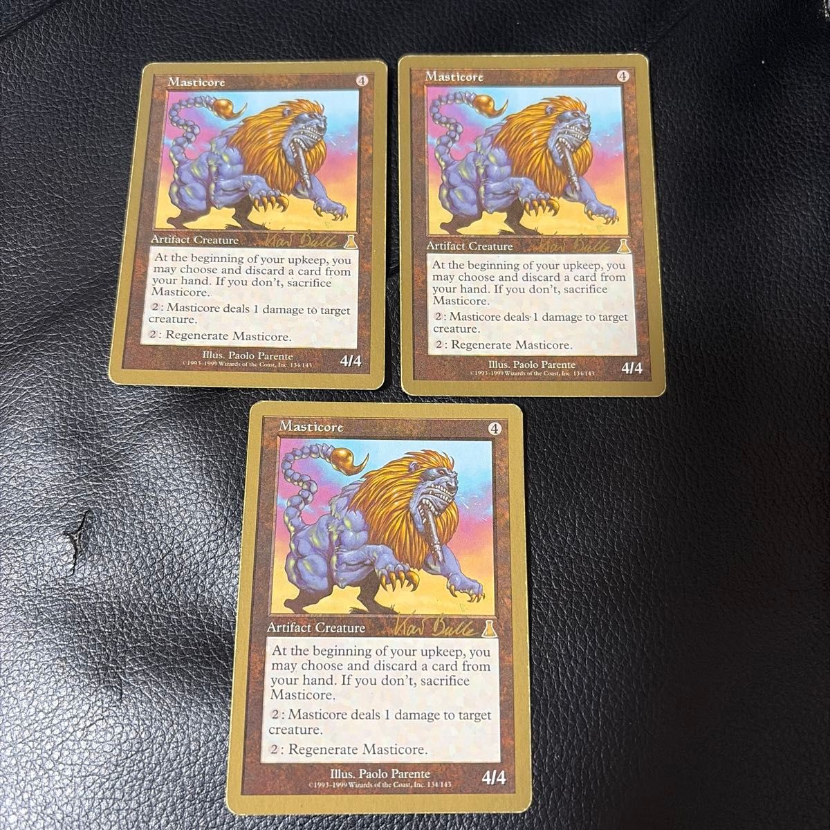 mtg マスティコア Masticore uds 英語版 美品 金枠3枚セット usg
