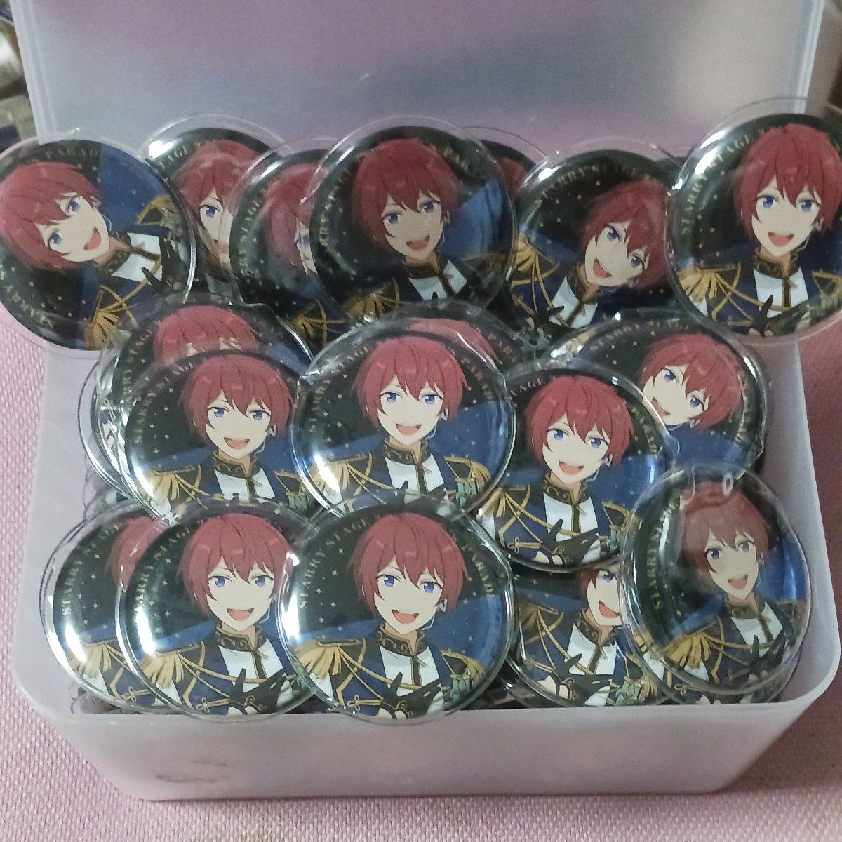 あんスタ コレ缶 2025Feb casual 朱桜司 Knights 缶バッジ｜Yahoo