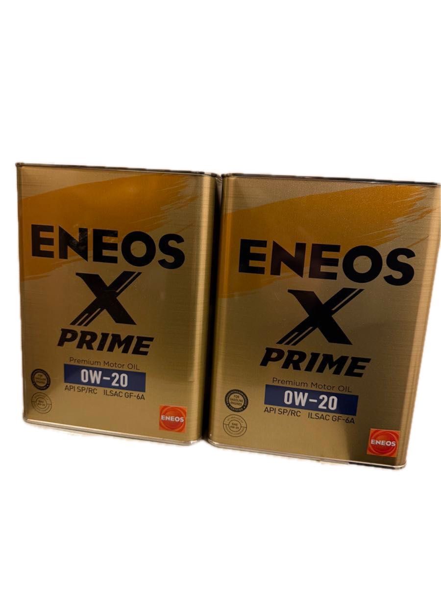 限定1セット ENEOS X PRIME エネオス Xプライム 0W-20 エンジンオイル