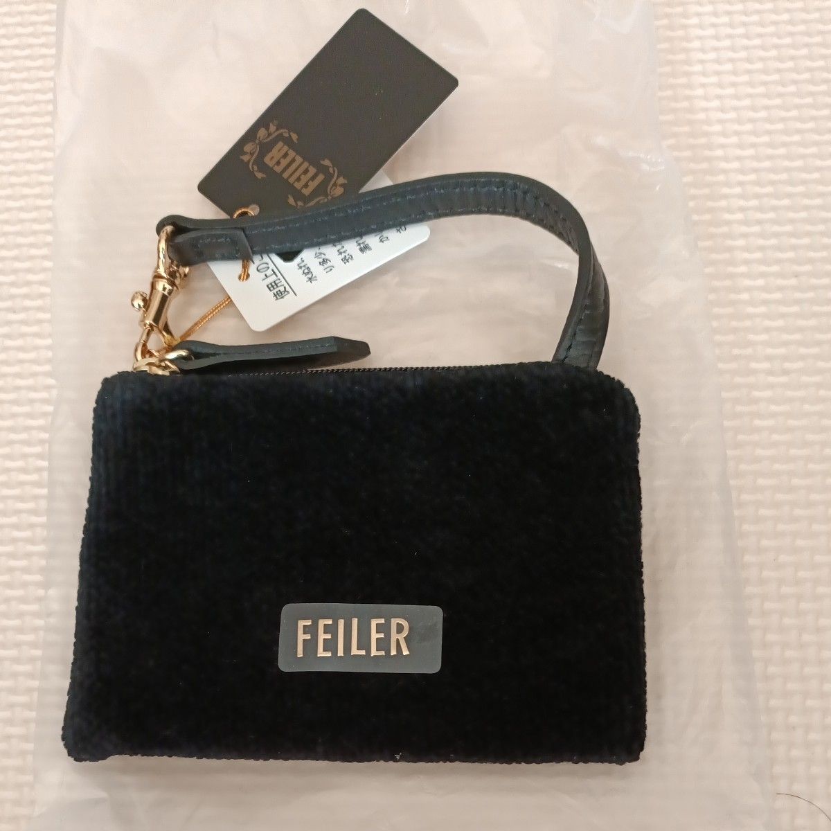 即完売商品 フェイラー ユニ チェーンポシェット ブラック 新品未使用