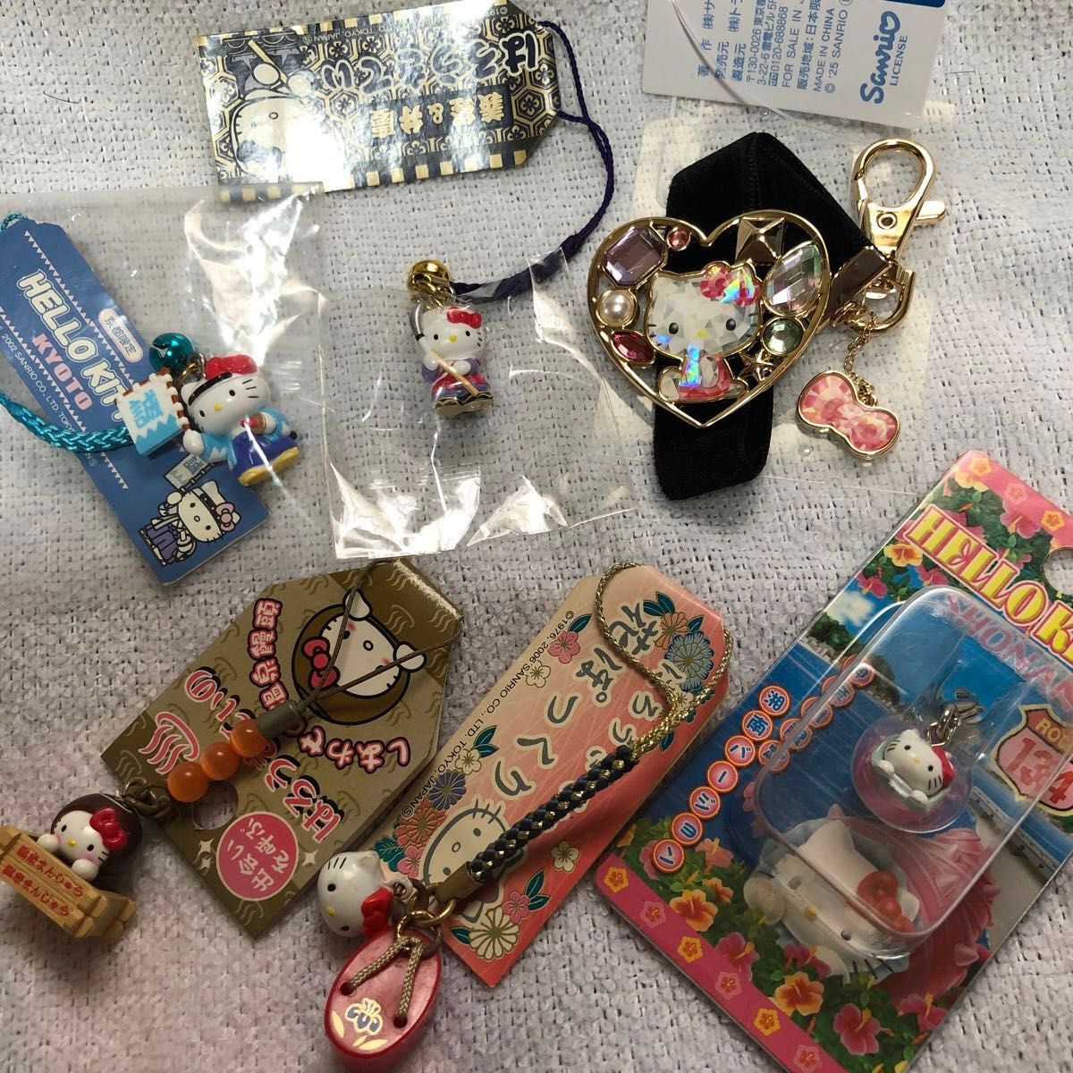 ご当地キティ 2007年 大阪限定 たこ焼き トラバージョン ストラップ