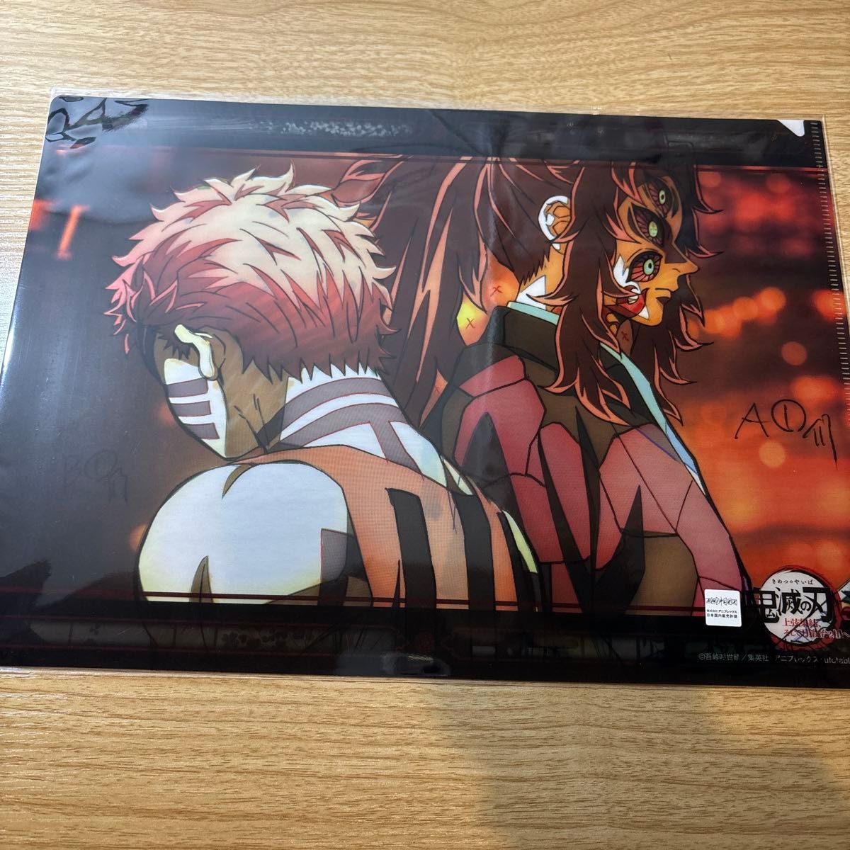 鬼滅の刃 黒死牟 ufotable DINING 無限城編 チェキ風ブロマイド 箔押し