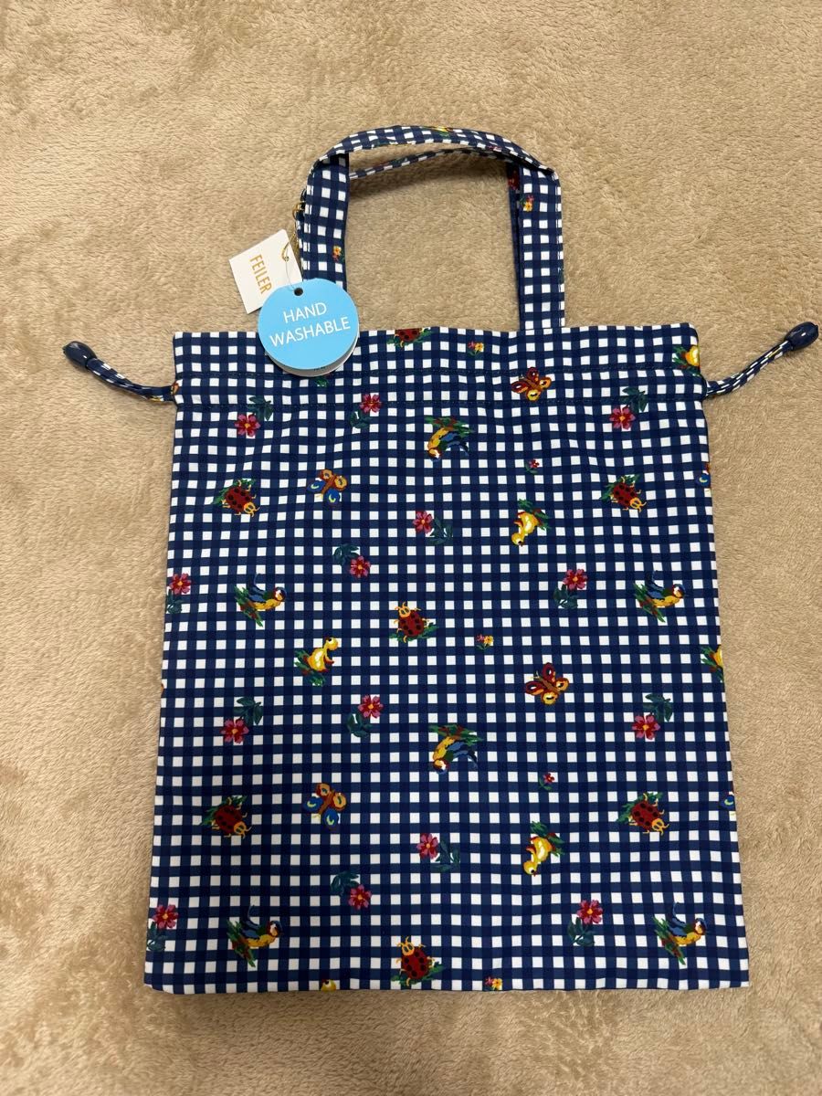 フェイラー ハイジ 学校 手付き巾着 バッグ ギンガムチェック｜Yahoo