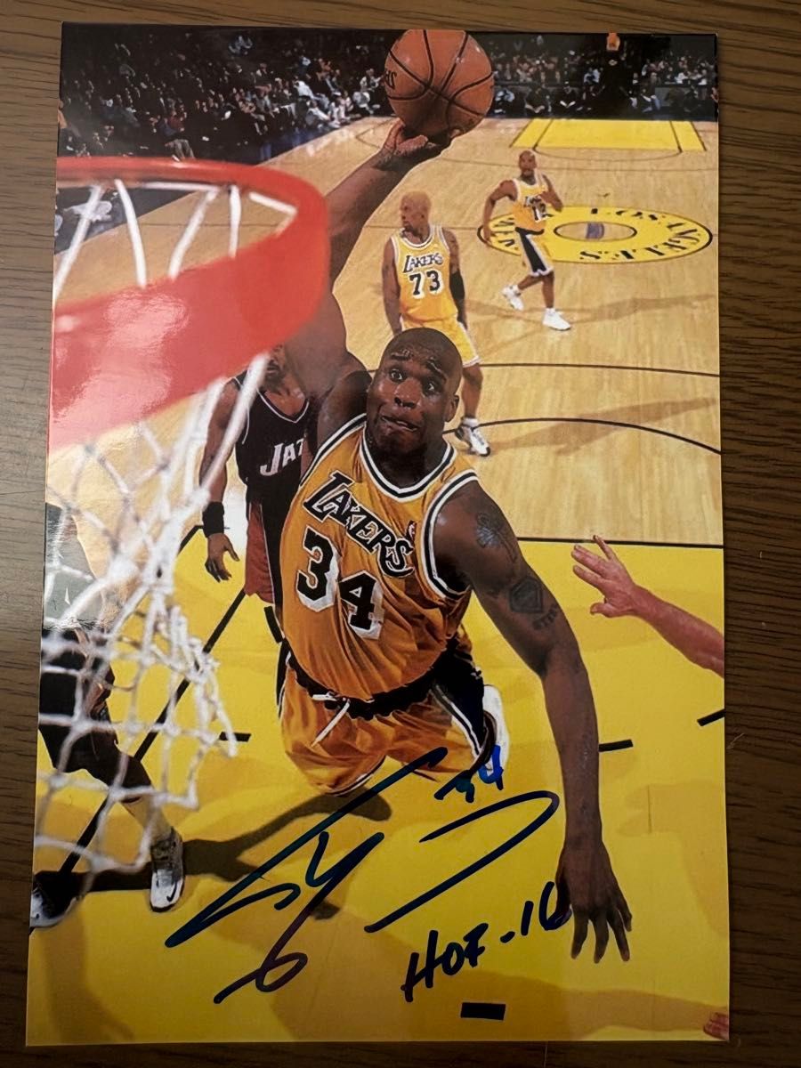 シャキール オニール 直筆サイン入り 写真 オートグラフ NBA｜Yahoo