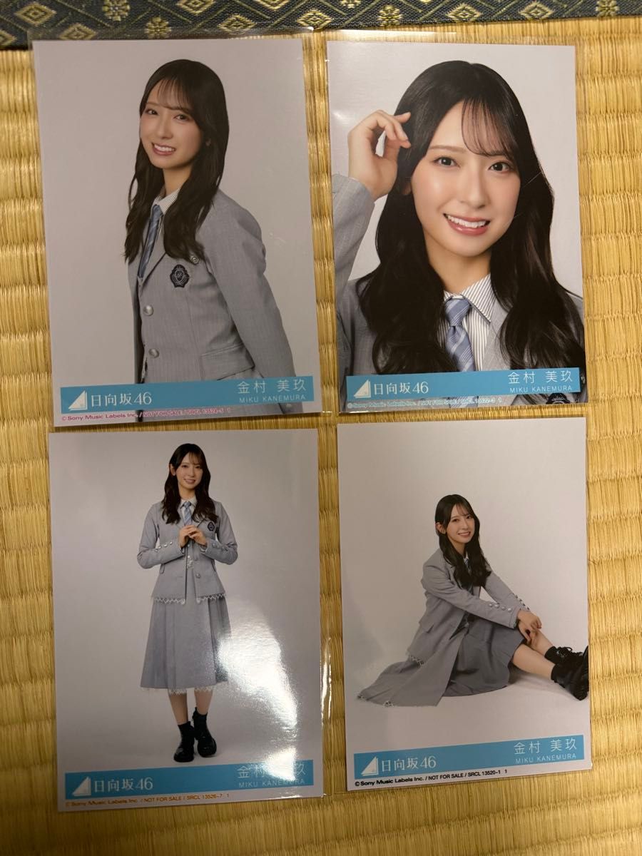 金村美玖 日向坂46 絶対的第六感 生写真 コンプ 封入 4種｜Yahoo
