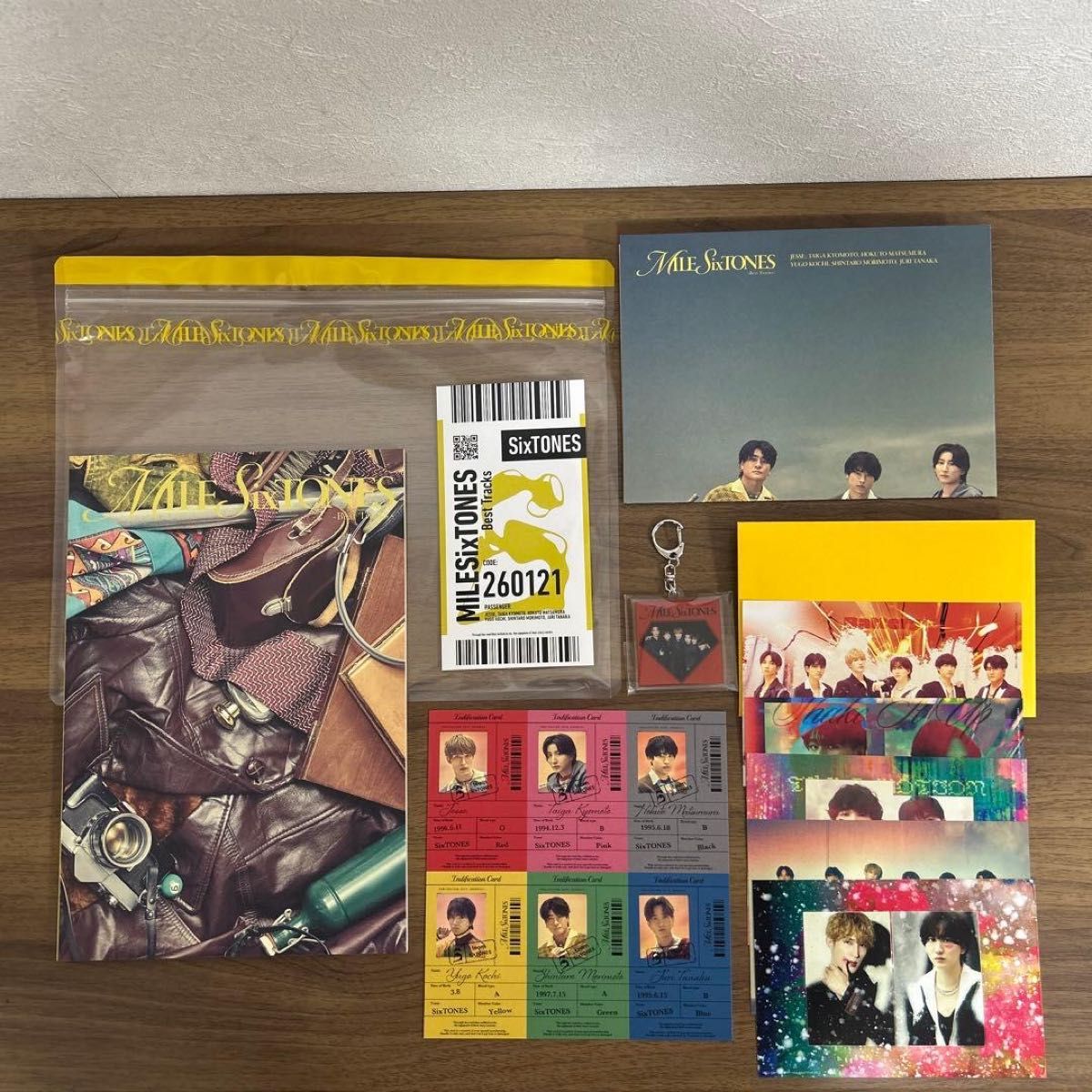SixTONES ベストアルバム MILESixTONES 特典3点セット 初回盤A 初回盤B