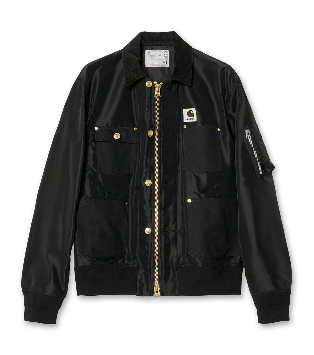 24SS Sacai Carhartt WIP Duck Cap サカイ カーハート キャップ 黒