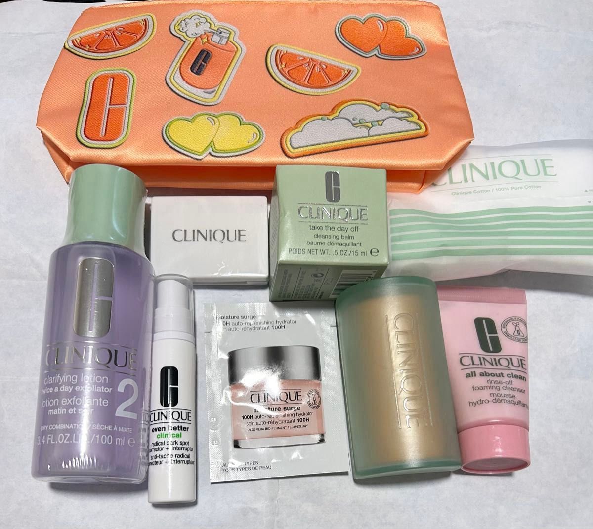 CLINIQUE クリニーク スキンケアセット ポーチ付 ポーチ圧縮｜Yahoo