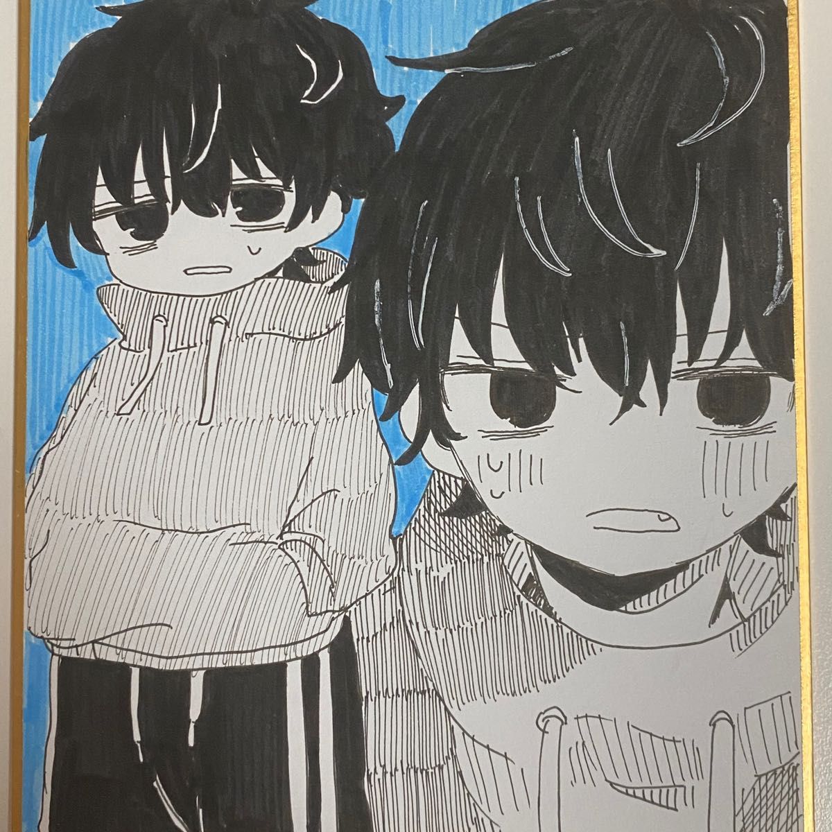 手描きイラスト オリジナル 原画 ミニ色紙｜Yahoo!フリマ（旧PayPay