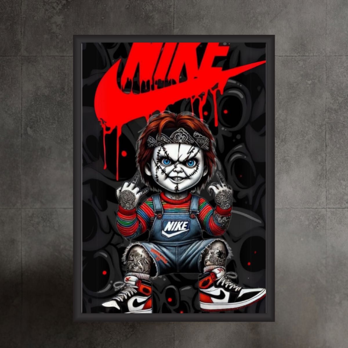 223 アートポスター オマージュ パロディ キャラクター インテリア