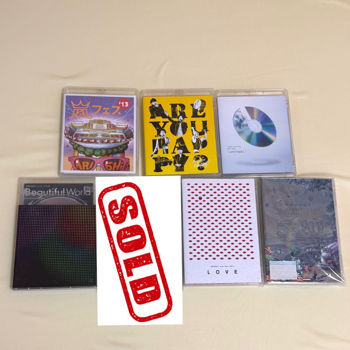 嵐 ARASHI Blu-ray 8枚 セット (ライブ&MV集)｜Yahoo!フリマ（旧PayPay