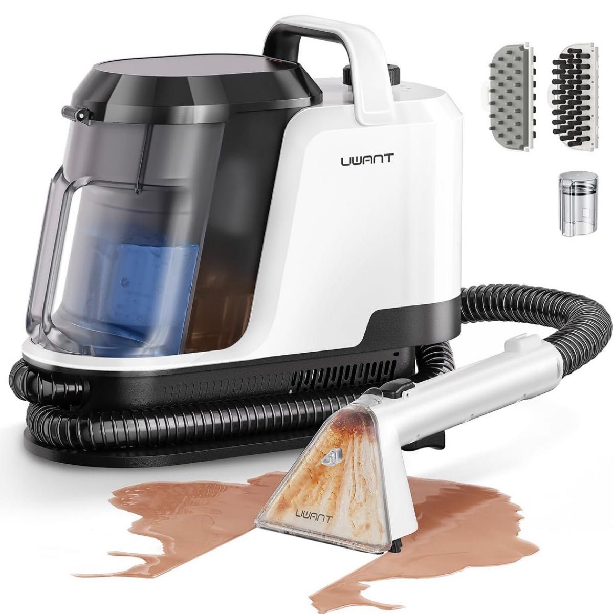 スチームクリーナー リンサークリーナー 18000Pa超強吸引力 カーペット