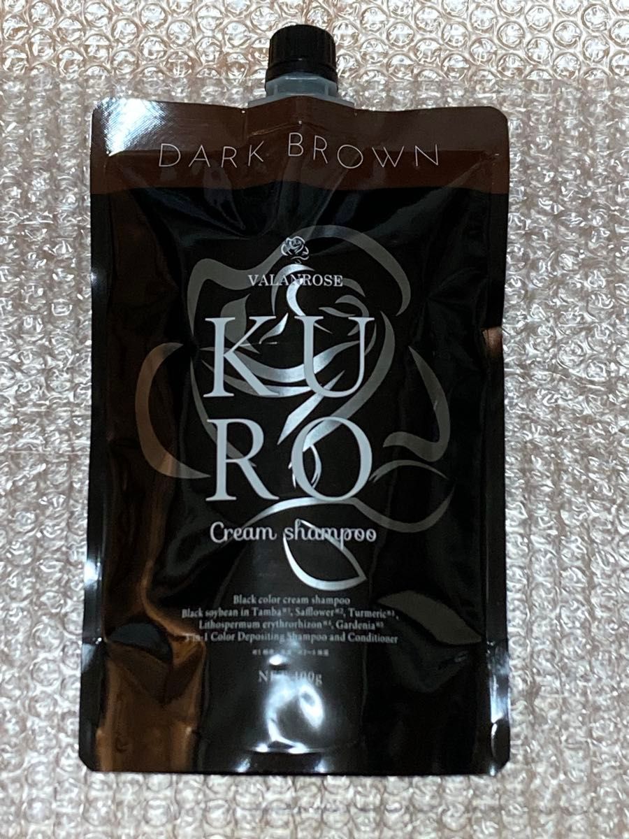 VALANROSE KUROクリームシャンプー ダークブラウン 400g｜Yahoo!フリマ