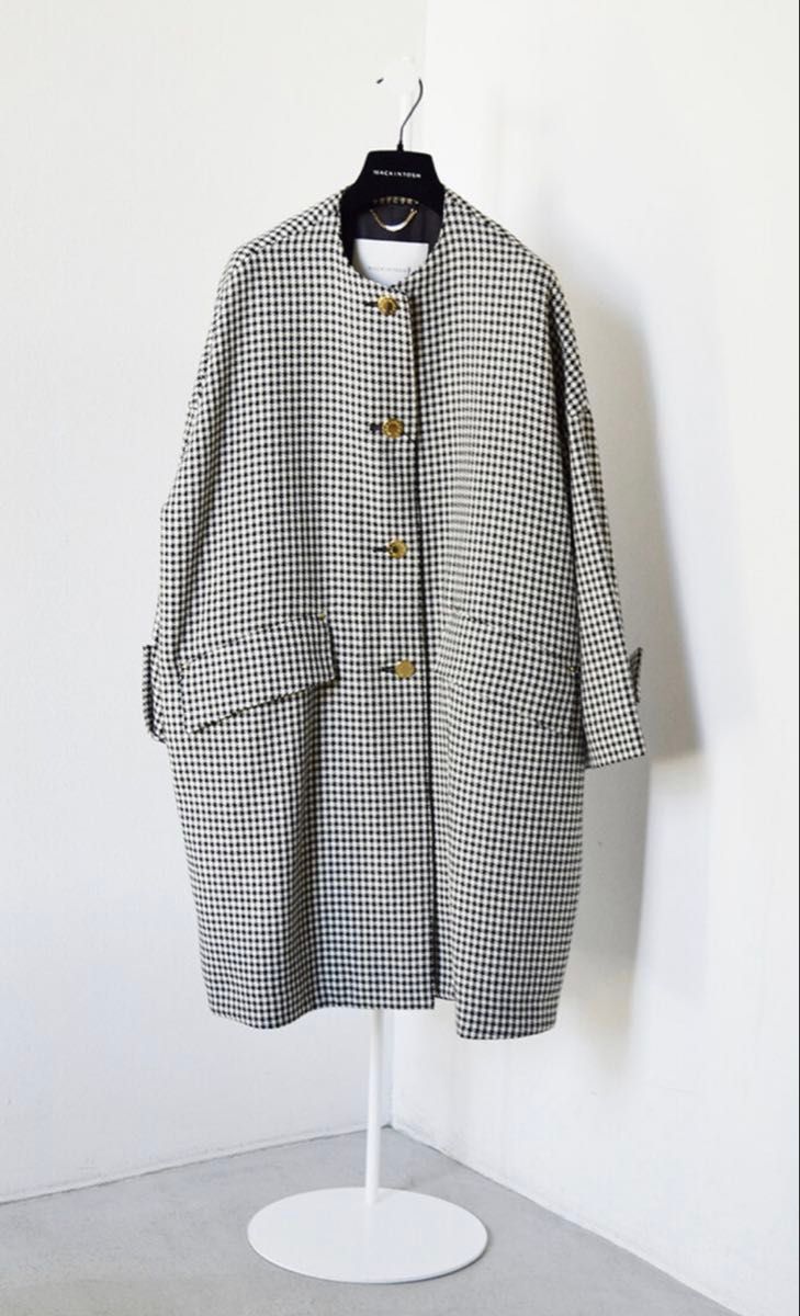 ENFOLDエンフォルド ショートビーバーボックスコクーンコート｜Yahoo