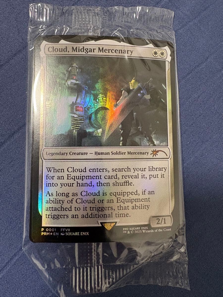 mtg ff ミッドガルの傭兵 クラウド スポットライト プロモ 野村哲也