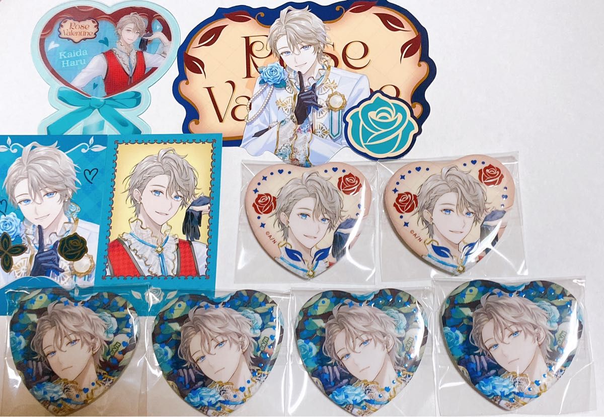 にじさんじ Rose Valentine ハート型缶バッジ 甲斐田晴｜Yahoo!フリマ