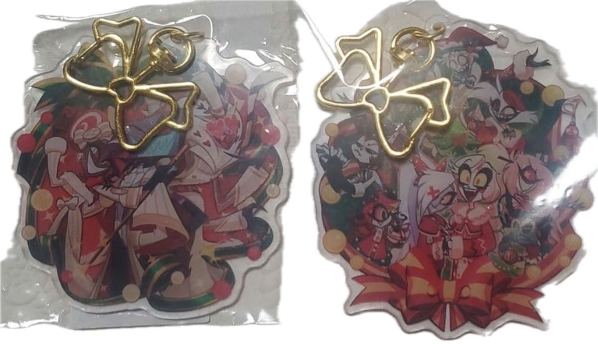 ハズビンホテル ハロウィン アクリルキーホルダー プロモ ステッカー