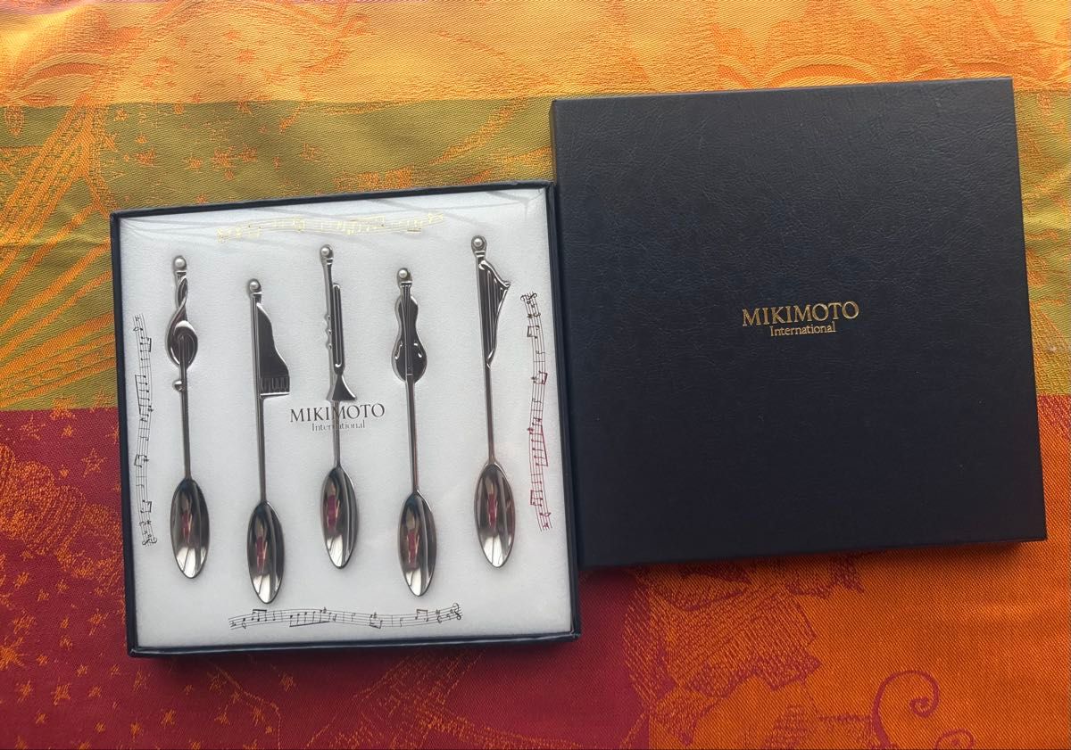 ミキモト MIKIMOTO カトラリー セット スプーン 真珠 音楽 楽器 音符