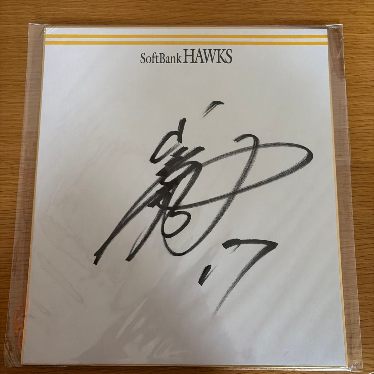 中日ドラゴンズ 吉田聖弥 ドラフト2位 直筆サイン 色紙 入団記念