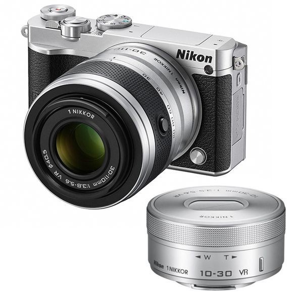 ニコン Nikon 1 J5 ダブルレンズキット [シルバー] オークション比較