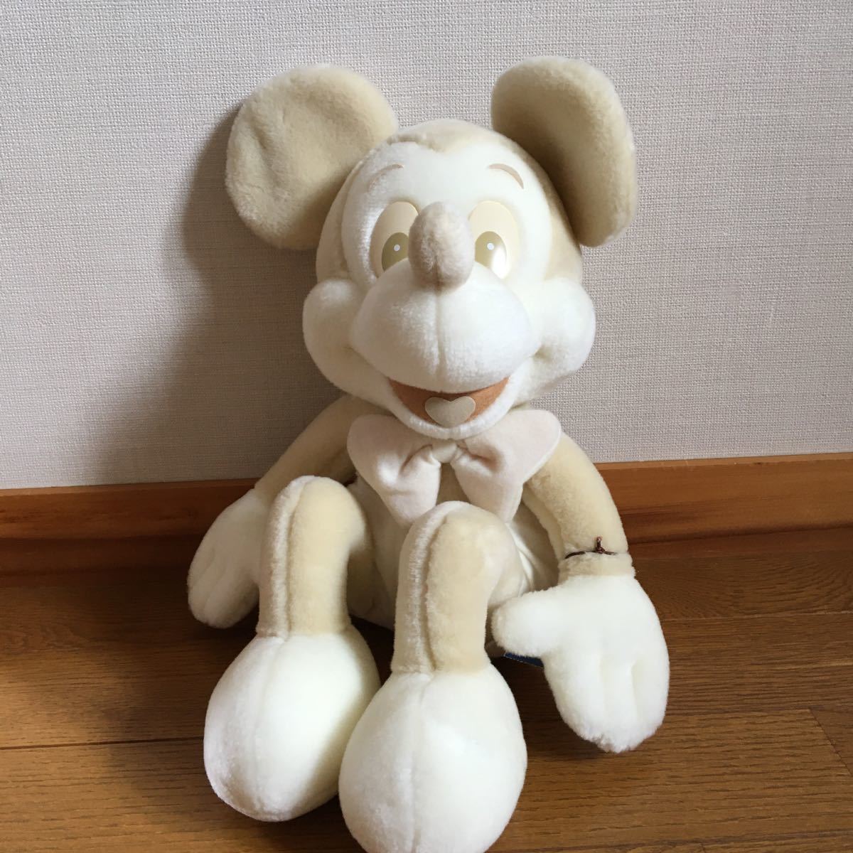 コストコ ミッキーマウス ぬいぐるみ 大きい ホワイト 100サイズ